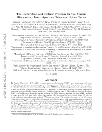 The Integration and Testing Program for the Simons Observatory Large Aperture Telescope Optics Tubes