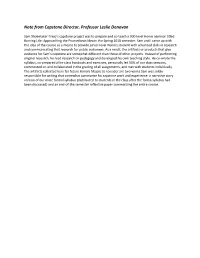 Approaching the Promethean Idea in the Spring 2018 Semester
