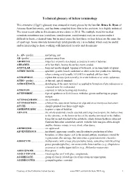 Bruce Ryan's Technical Glossary