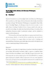 The Searchlight Archive Collection at the University of Northampton. a Research Note By