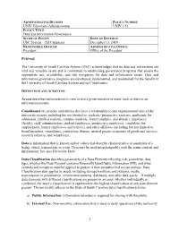 UNIV 1.51 Data and Information Governance