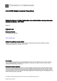Uva-DARE (Digital Academic Repository)