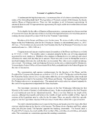 Legislative Process