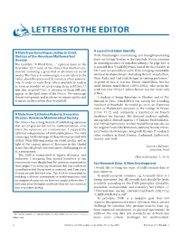 Letters to the Editor