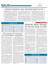 Napoli Host Roma in High-Risk Clash