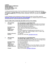 Or by Calling the Department of Building and Zoning Services, Council Activities Section at 645-4522