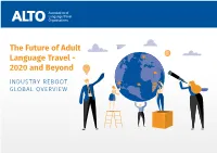 The Future of Adult Language Travel - 2020 and Beyond