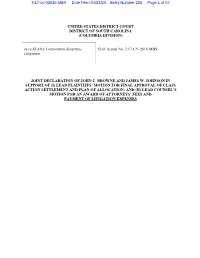 United States District Court District of South Carolina (Columbia Division)