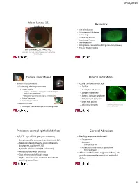 Scleral Lens Fitting the Basics