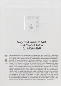 Ivory and Slaves in East and Central Africa (C