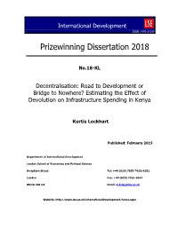 Prizewinning Dissertation 2018