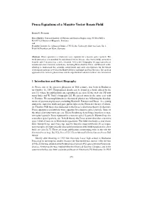 Proca Equations of a Massive Vector Boson Field