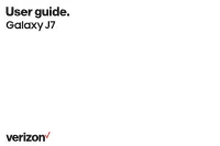 Samsung Galaxy J7 J737VPP User Manual