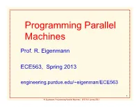 Programming Parallel Machines