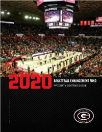 Basketball Enhancement Fund 2020 Priority Seating Guide