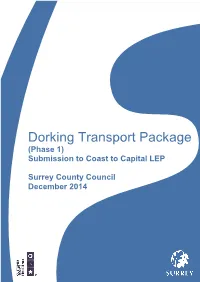 Dorking Transport Package (Phase 1) Submission to Coast to Capital LEP