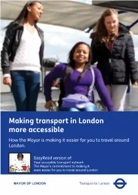 Your Accessible Transport Network Easyread