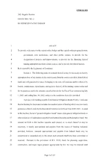 ENROLLED 2021 Regular Session HOUSE BILL NO. 2 BY