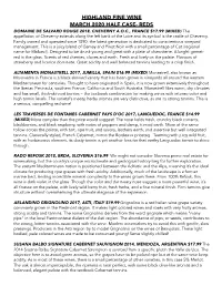 March 2020 Half Case Write Ups.Pages