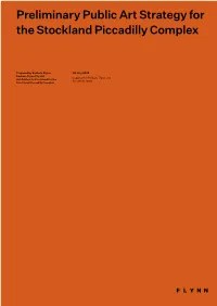 Preliminary Public Art Strategy for the Stockland Piccadilly Complex