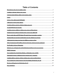 Table of Contents Remembrance Day Deserves Higher Status