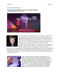 The State of VR with Robert Scoble and Philip Rosedale Virtual World Webinar June 9, 2017