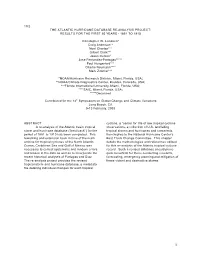 10.2 the Atlantic Hurricane Database Re-Analysis Project: Results for the First 60 Years - 1851 to 1910
