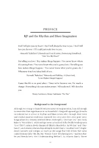 Preface: RJP and the Rhythm and Blues Imagination