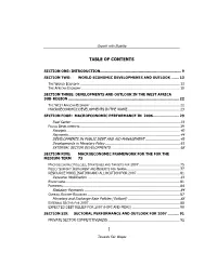 Table of Contents