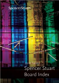 2018 Turkey Spencer Stuart Board Index