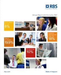 Download Pdf File of RBS Group Annual Report 2007