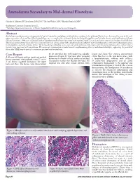 Anetoderma Secondary to Mid-Dermal Elastolysis