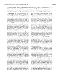 CARTOGRAPHIC PLANNING for the OSIRIS-REX ASTEROID SAMPLE RETURN MISSION. D. N. Dellagiustina1, O. S. Barnouin2, M. C. Nolan1, C. A