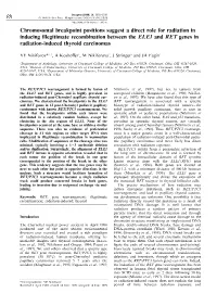 Genes in Radiation-Induced Thyroid Carcinomas