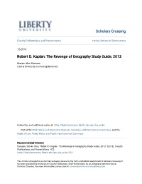 The Revenge of Geography Study Guide, 2013