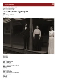 David R. Inglis Papers Finding