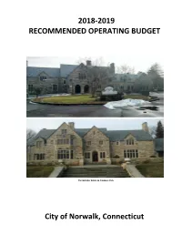 2018-2019 Recommended Operating Budget