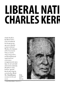 Charles Iain Kerr, First Baron Teviot, Is Best Remembered for The