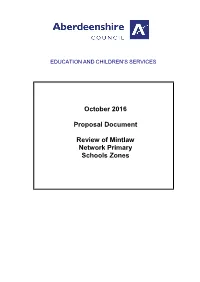 October 2016 Proposal Document Review Of