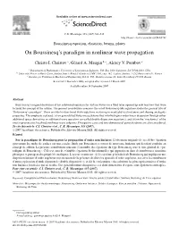 On Boussinesq's Paradigm in Nonlinear Wave Propagation