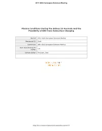 Plasma Conditions During the Galaxy 15 Anomaly and the Possibility of ESD from Subsurface Charging