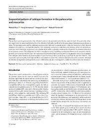 Sequential Pattern of Sublayer Formation in the Paleocortex and Neocortex
