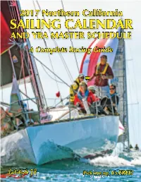 2017 Sailing Calendar and YRA Master Schedule