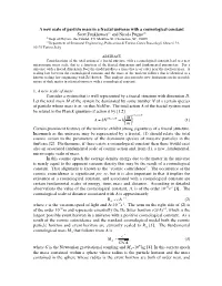 A New Scale of Particle Mass in a Fractal Universe with A