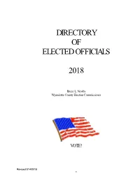 Directory of Elected Officials 2017