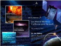 Dr James Mulroy (Lockheed Martin ATC)