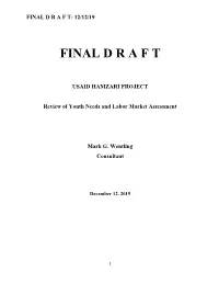 Final D R a F T: 12/12/19