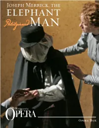 Joseph Merrick, the Elephant Man Opera Box Lesson Plan Unit Overview with Related Academic Standards