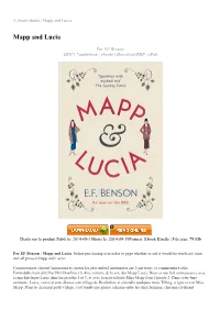Mapp and Lucia
