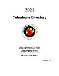NIFC Phone Directory